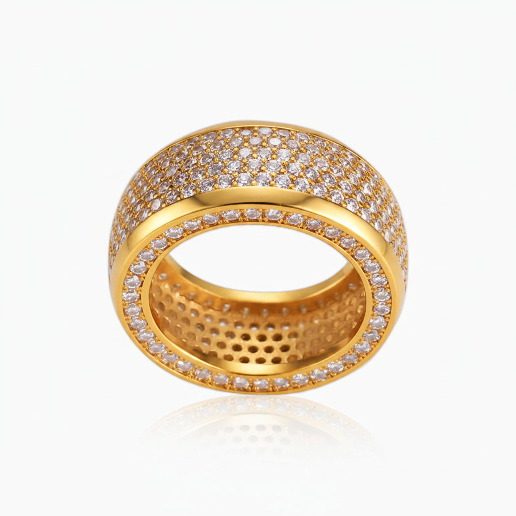 Anillo Ice Band Deluxe Oro 18K