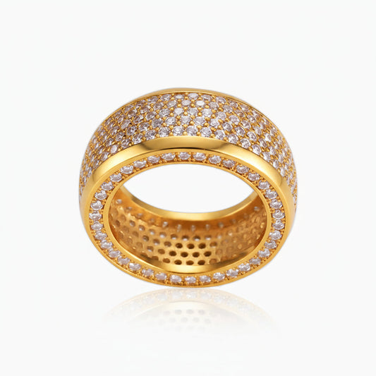 Anillo Ice Band Deluxe Oro 18K