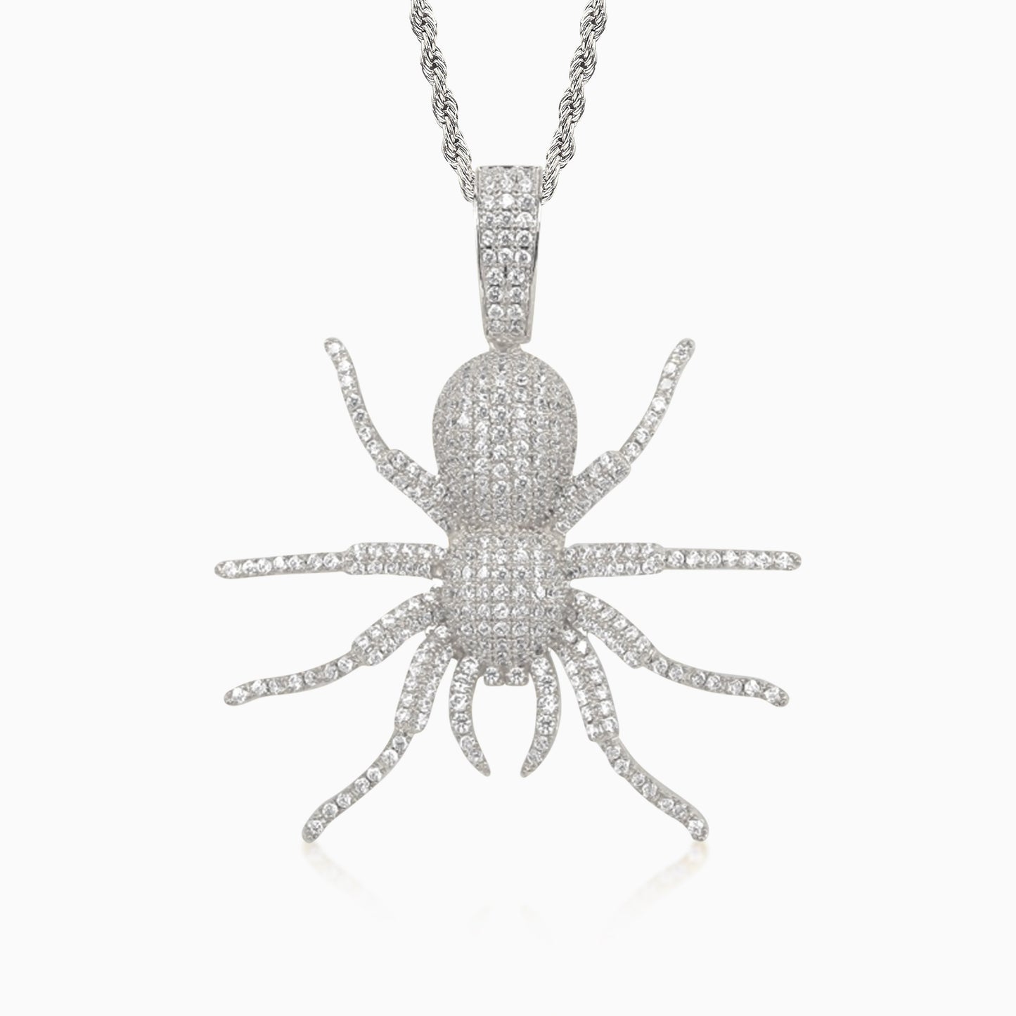 Colgante Araña Oro Blanco