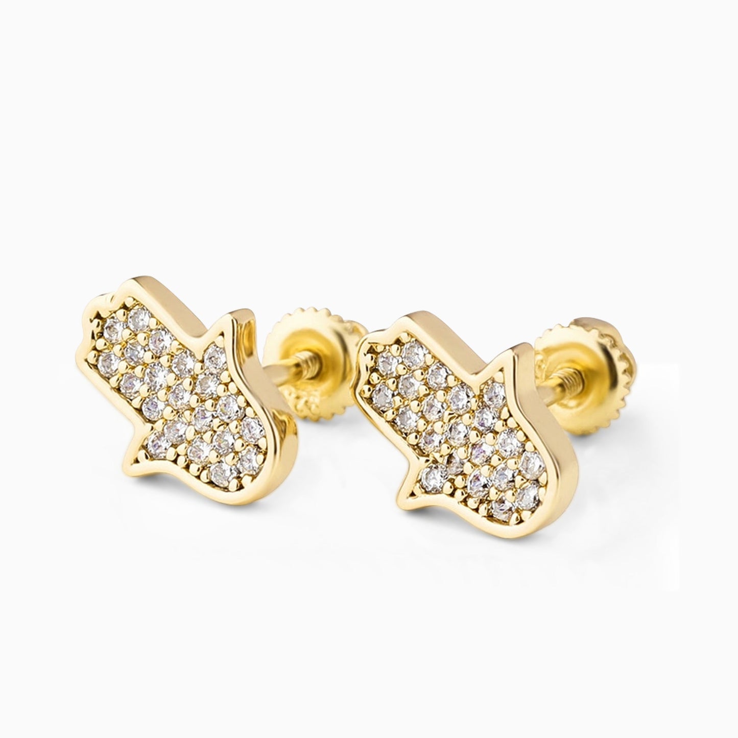 Pendientes Ice Fatema Oro 18K