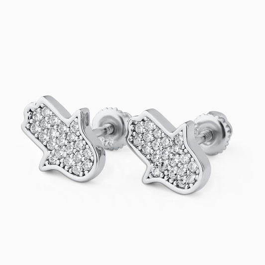 Pendientes Ice Fatema Plata 925