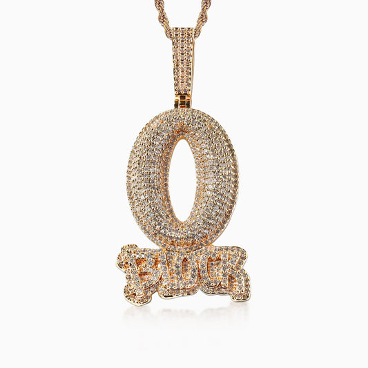 Colgante O Block Oro 18K