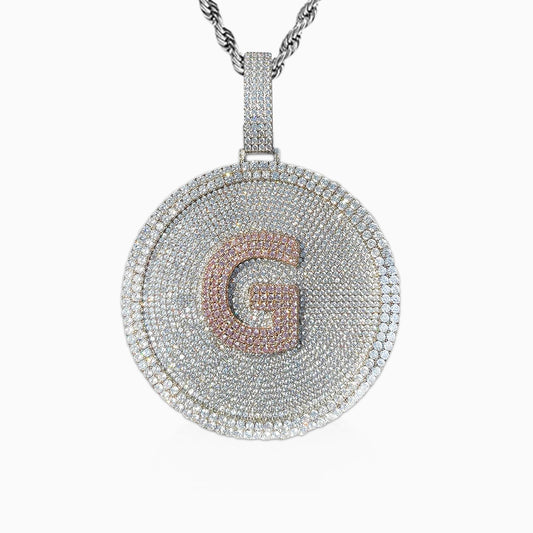 Colgante Personalizado Redondo Oro