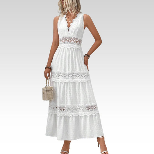 LOUELA | VESTIDO PLUMETI DE ENCAJE