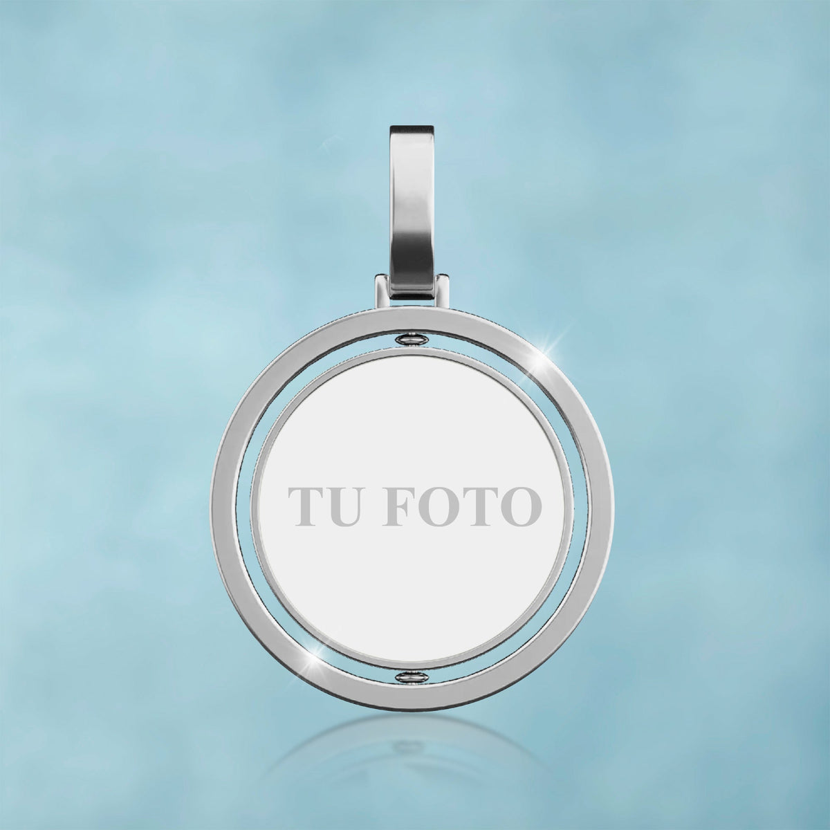 Colgante Personalizado Foto Oro