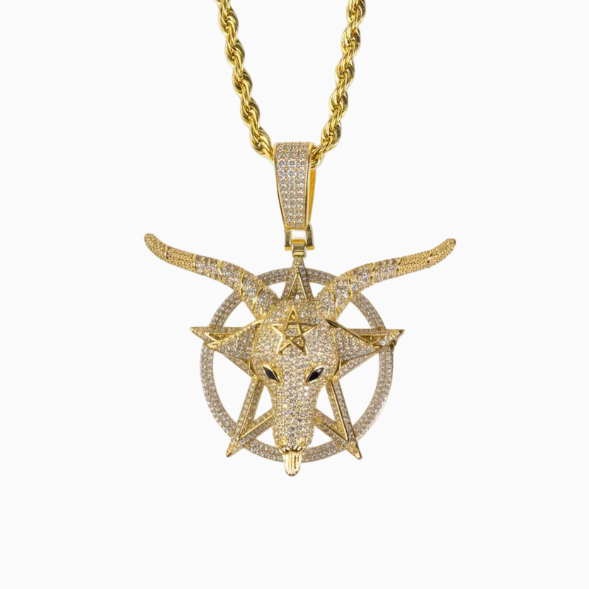 Colgante Baphomet Oro 18K