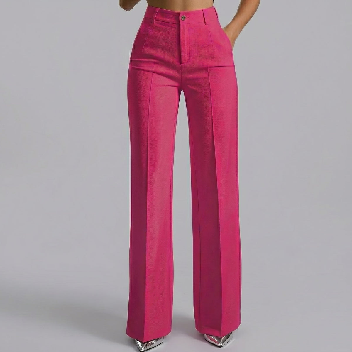MARTINA MILANO | Pantalones de tiro alto de corte recto y elegante