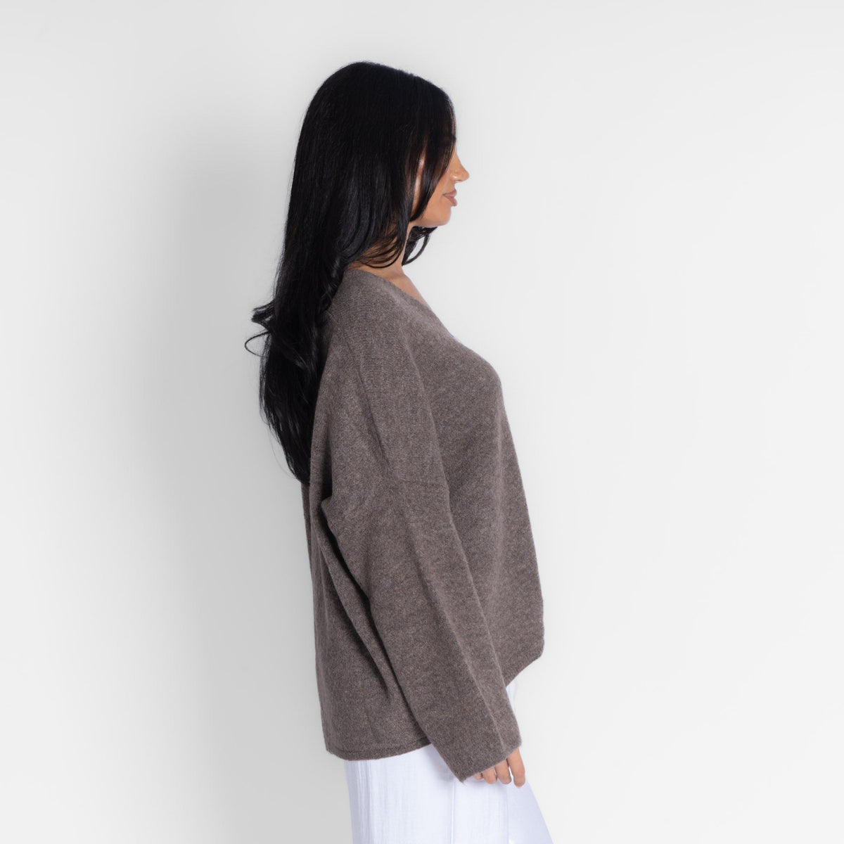 Cárdigan básico con escote en V