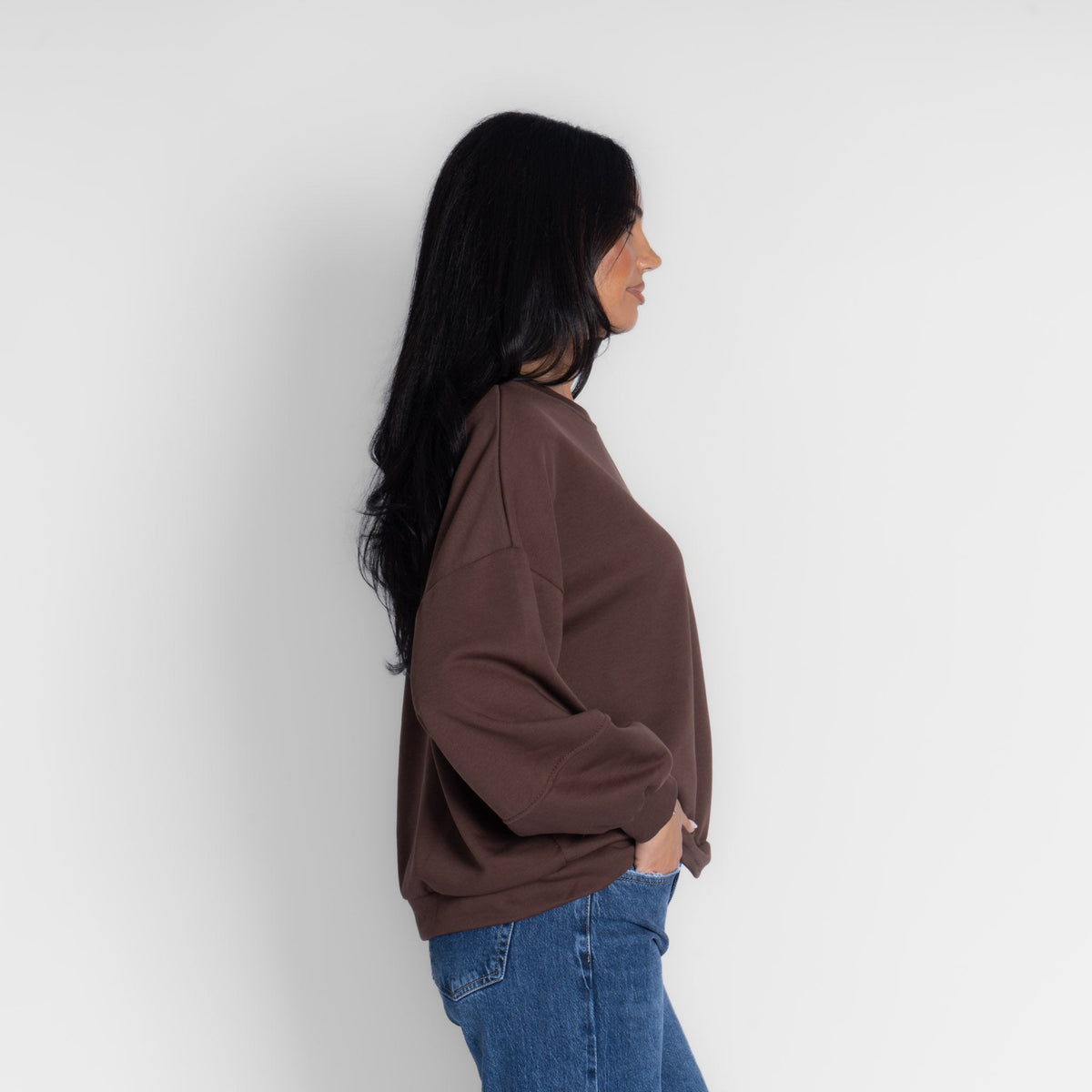 Jersey de corte amplio y tacto suave