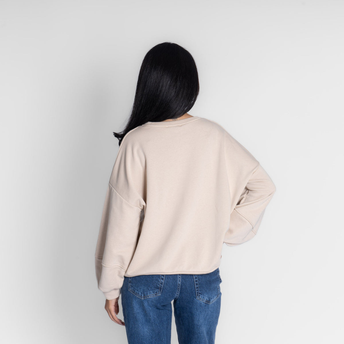 Jersey de corte amplio y tacto suave