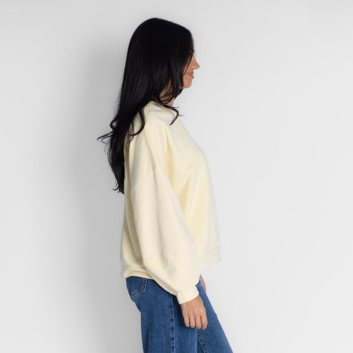 Jersey de corte amplio y tacto suave
