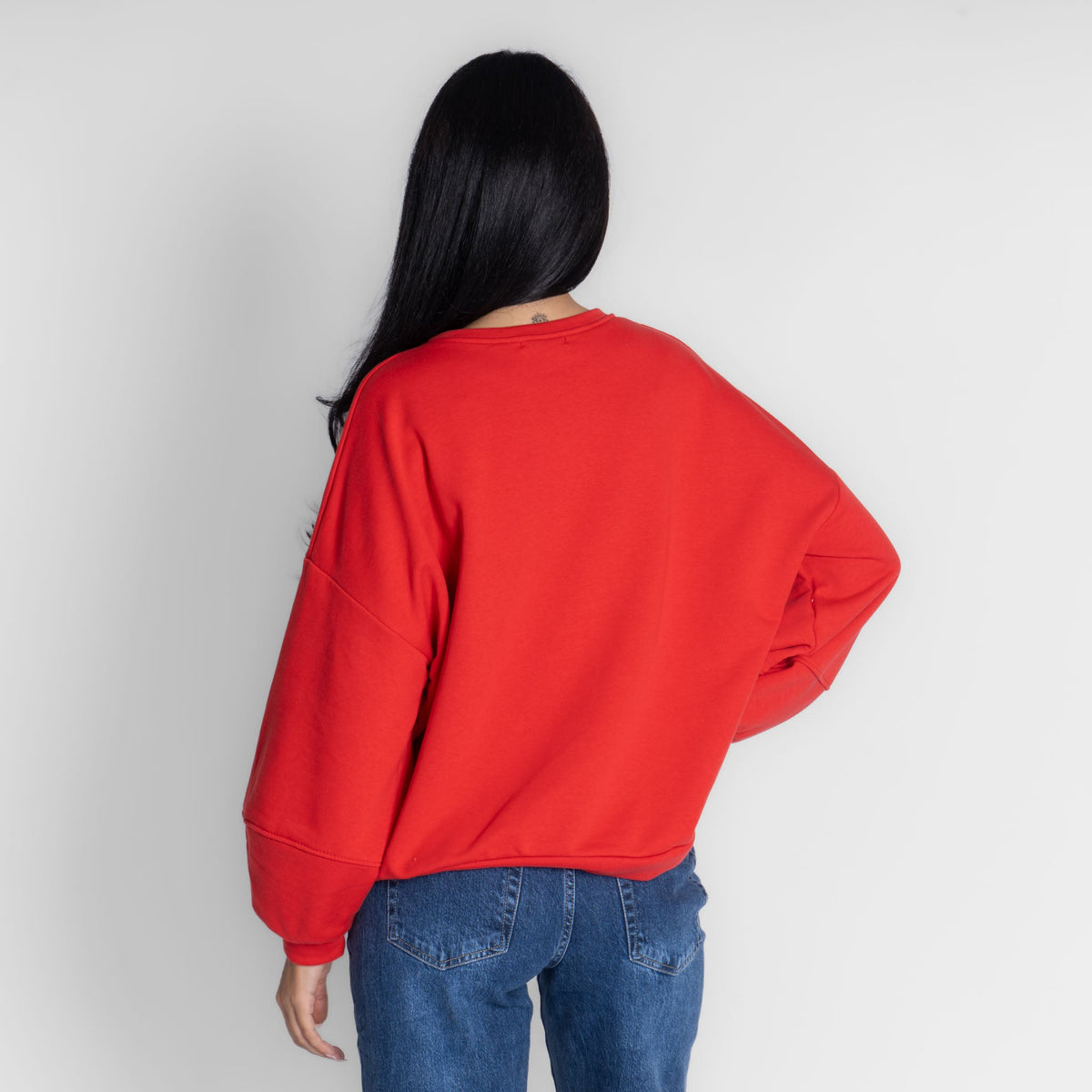 Jersey de corte amplio y tacto suave