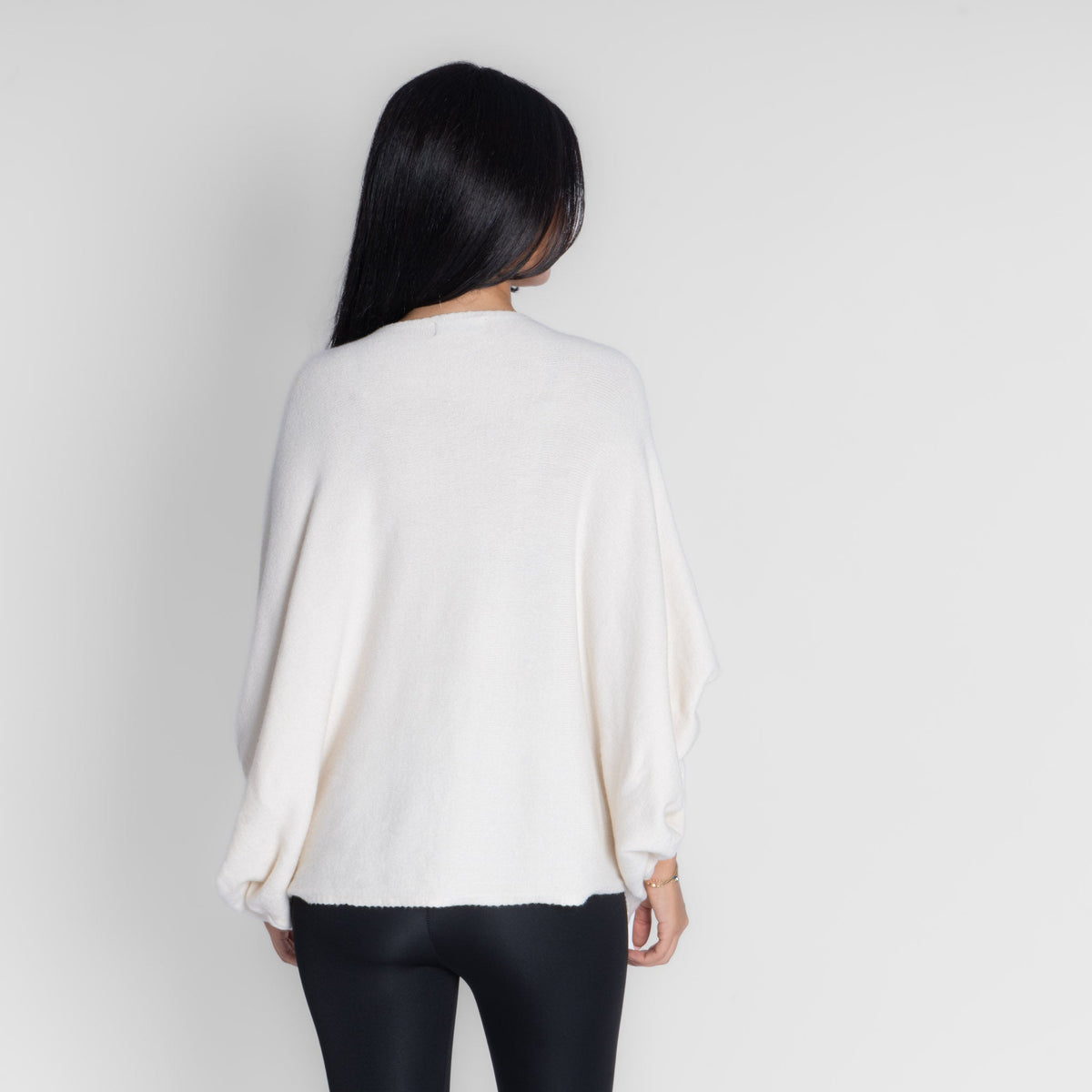 Jersey de corte amplio con mangas murciélago