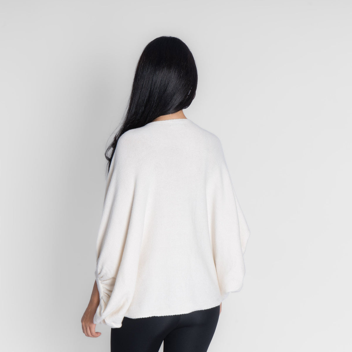 Jersey de corte amplio con mangas murciélago