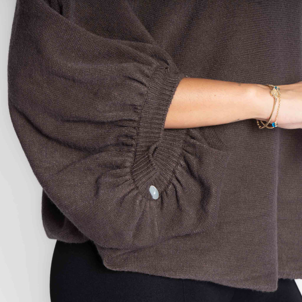 Jersey de corte amplio con mangas murciélago