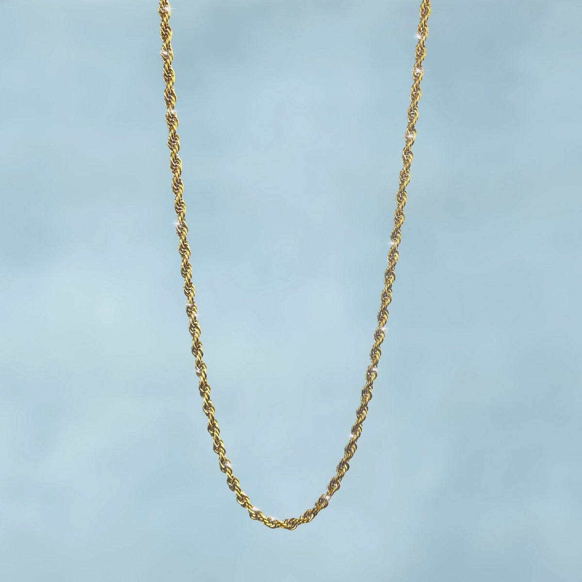 Cadena Rope 4 Mm Oro 18K