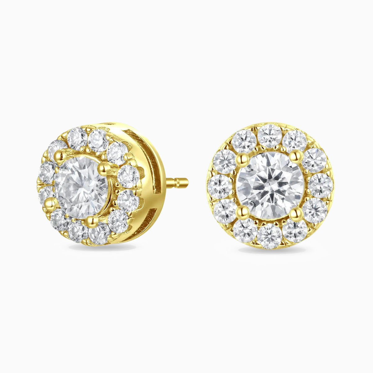 Pendientes Eternity Ice Oro 18K