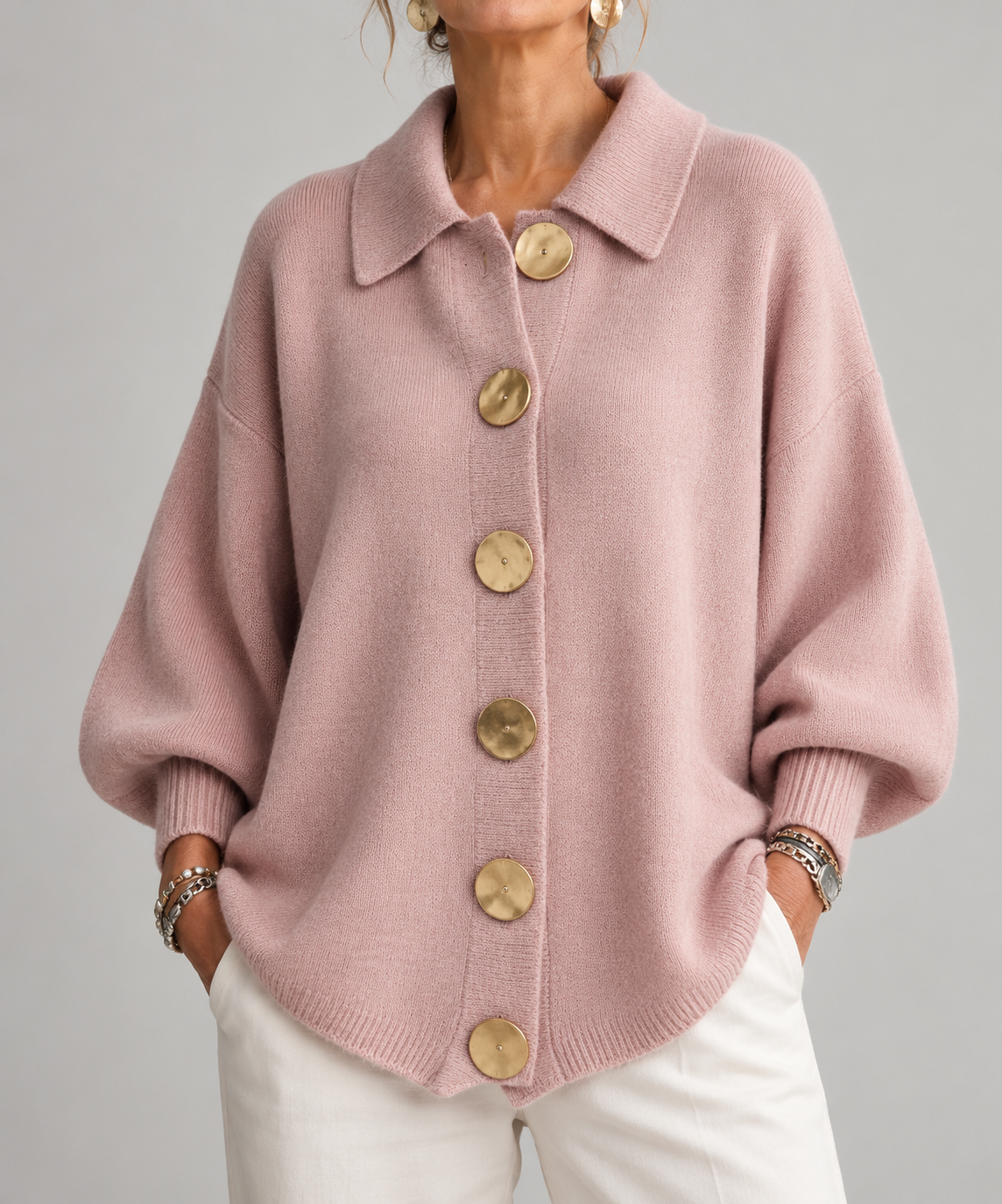 Ardelle | Cárdigan oversize con cuello · foto 11