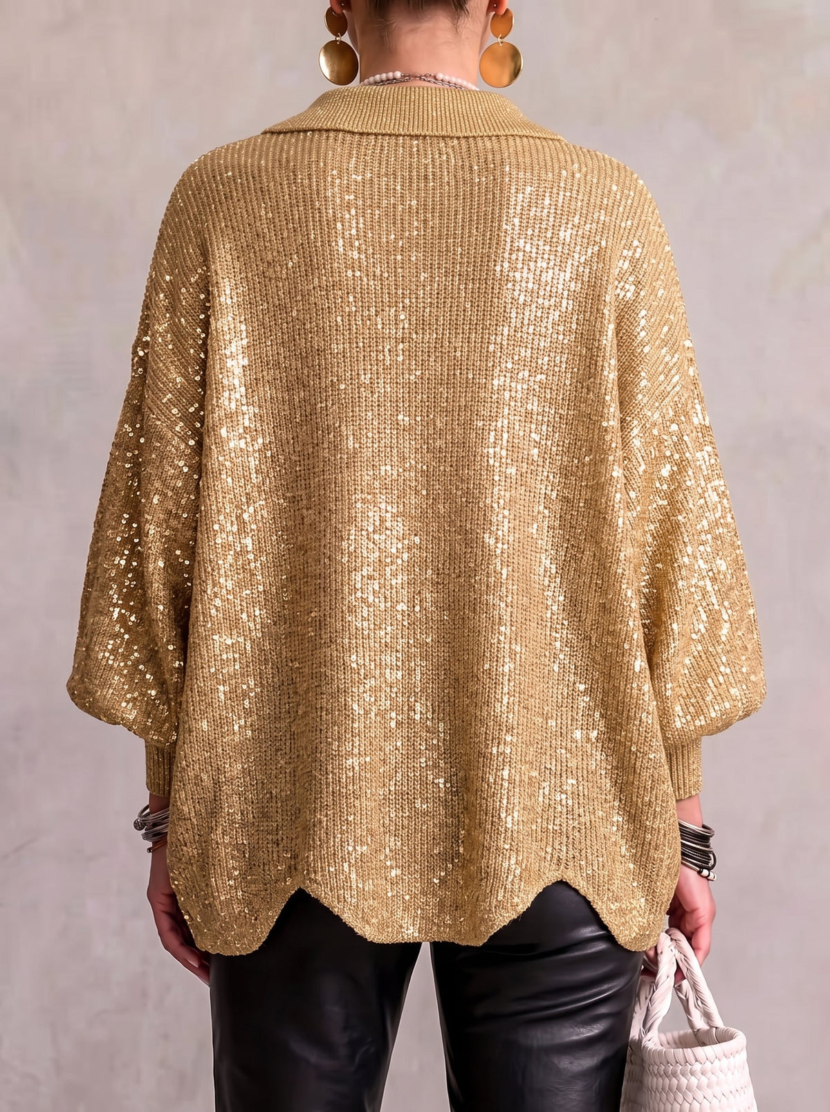 Ardelle | Cárdigan oversize con cuello · foto 6