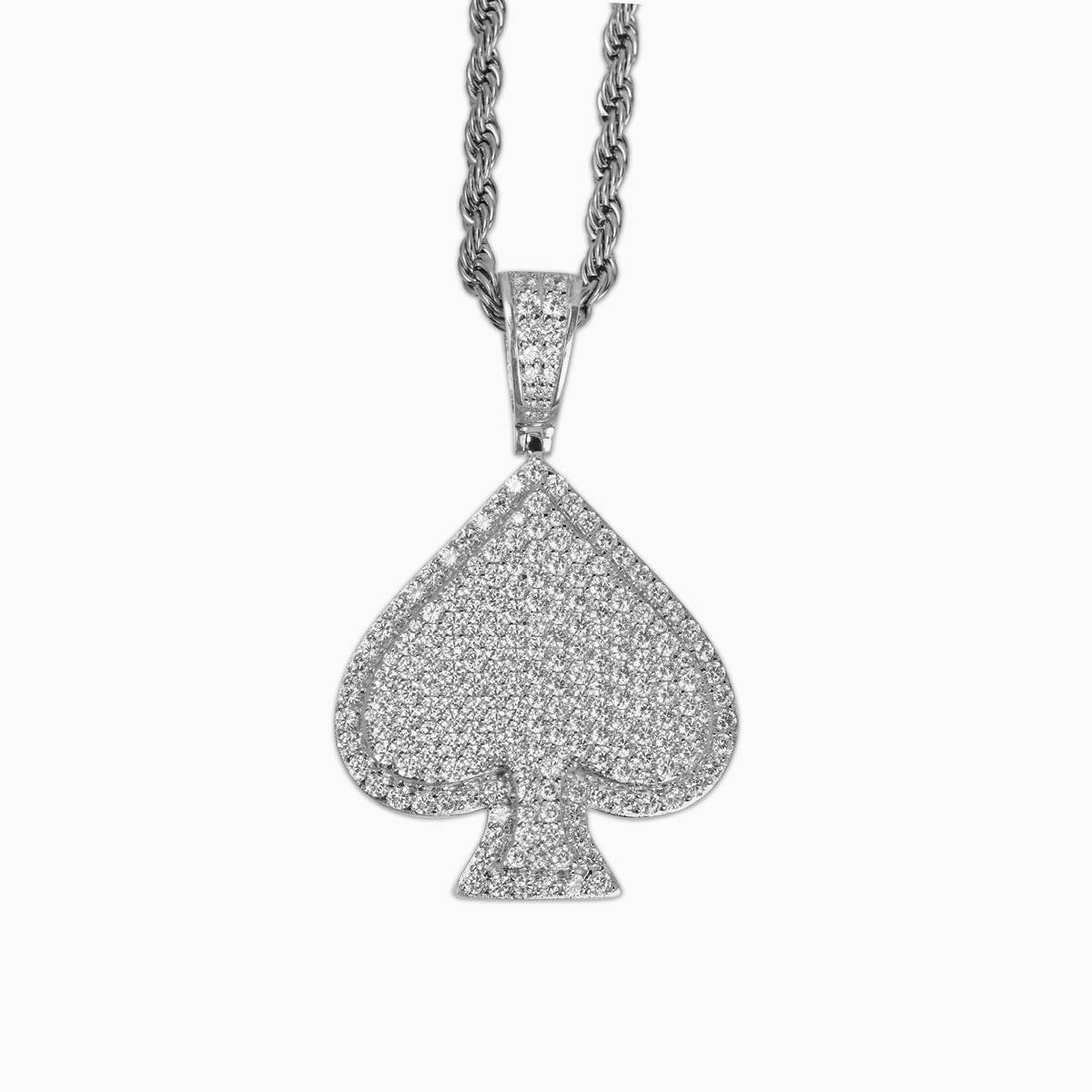 Colgante Poker Oro Blanco