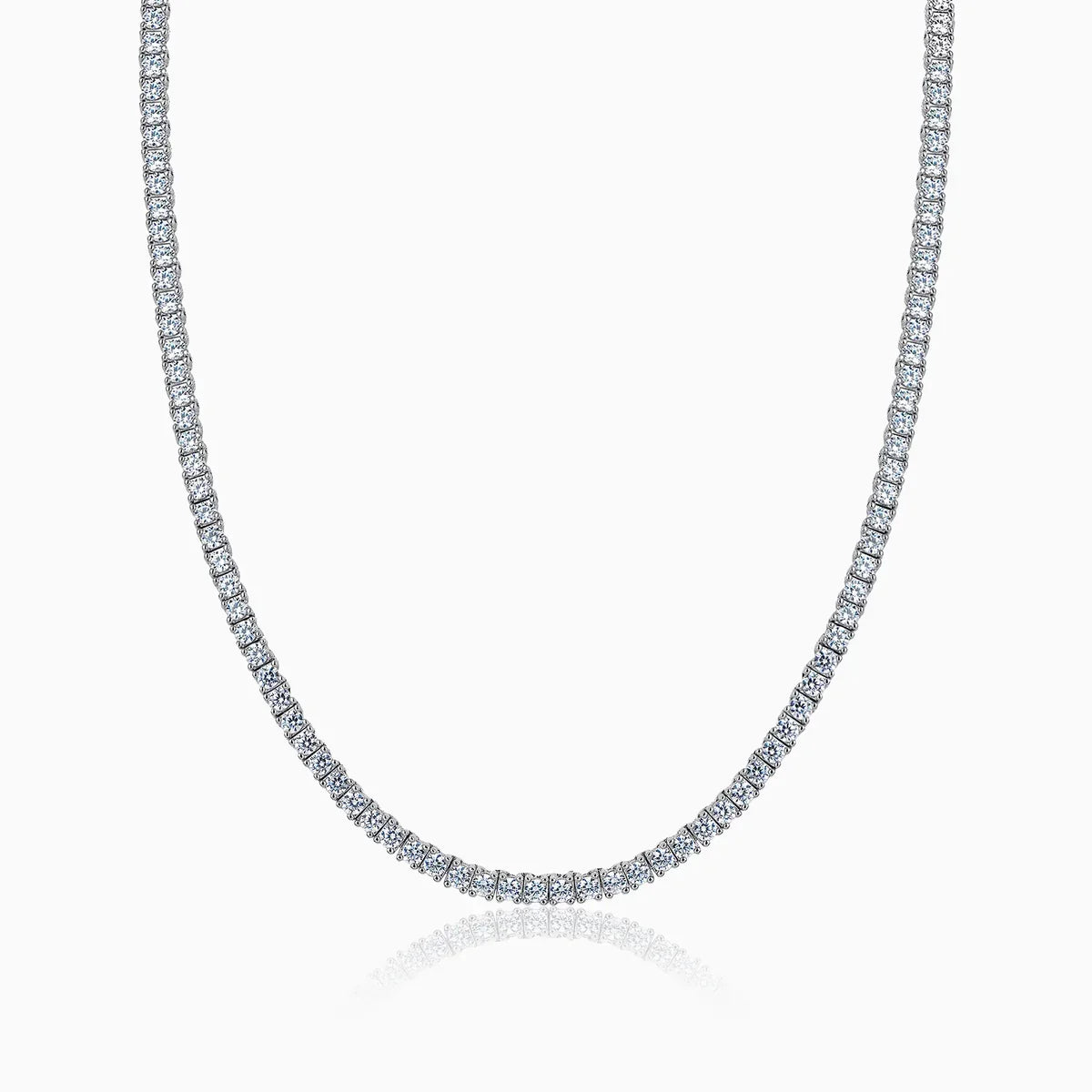 Cadena Tenis VVS Moissanite + Plata 925