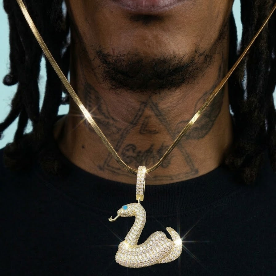 Colgante Serpiente Oro 18K