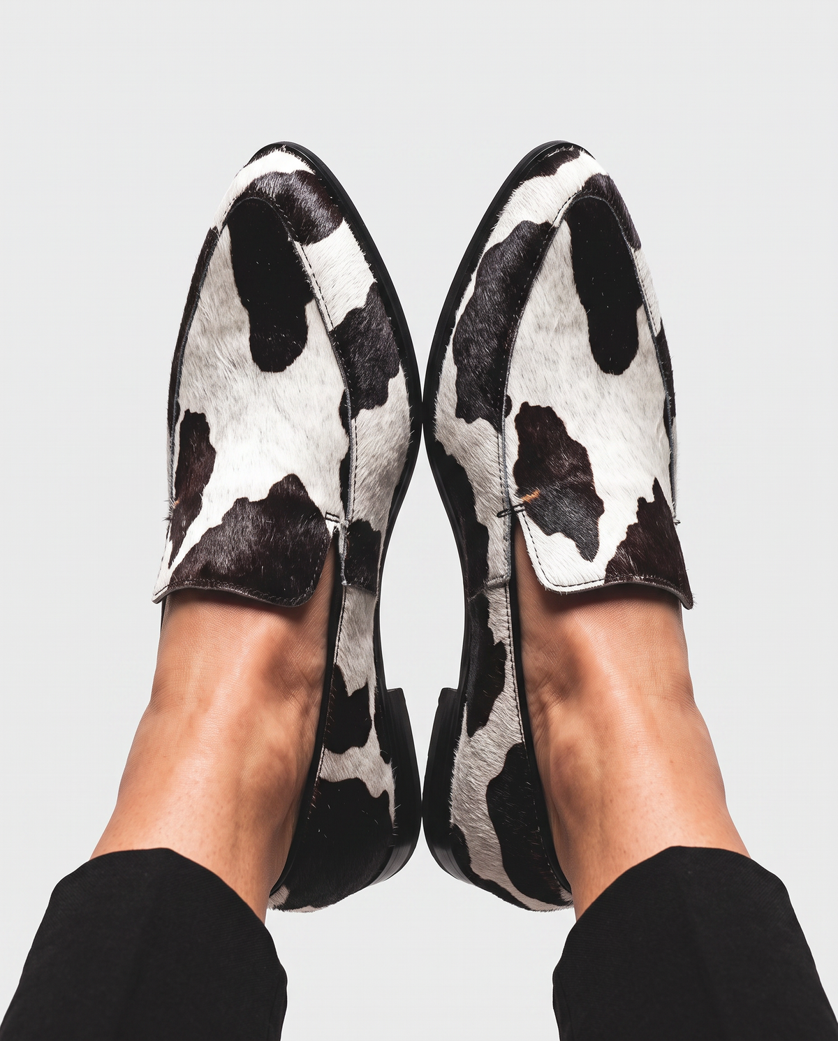 Mocasín Bruna — Estampado de vaca