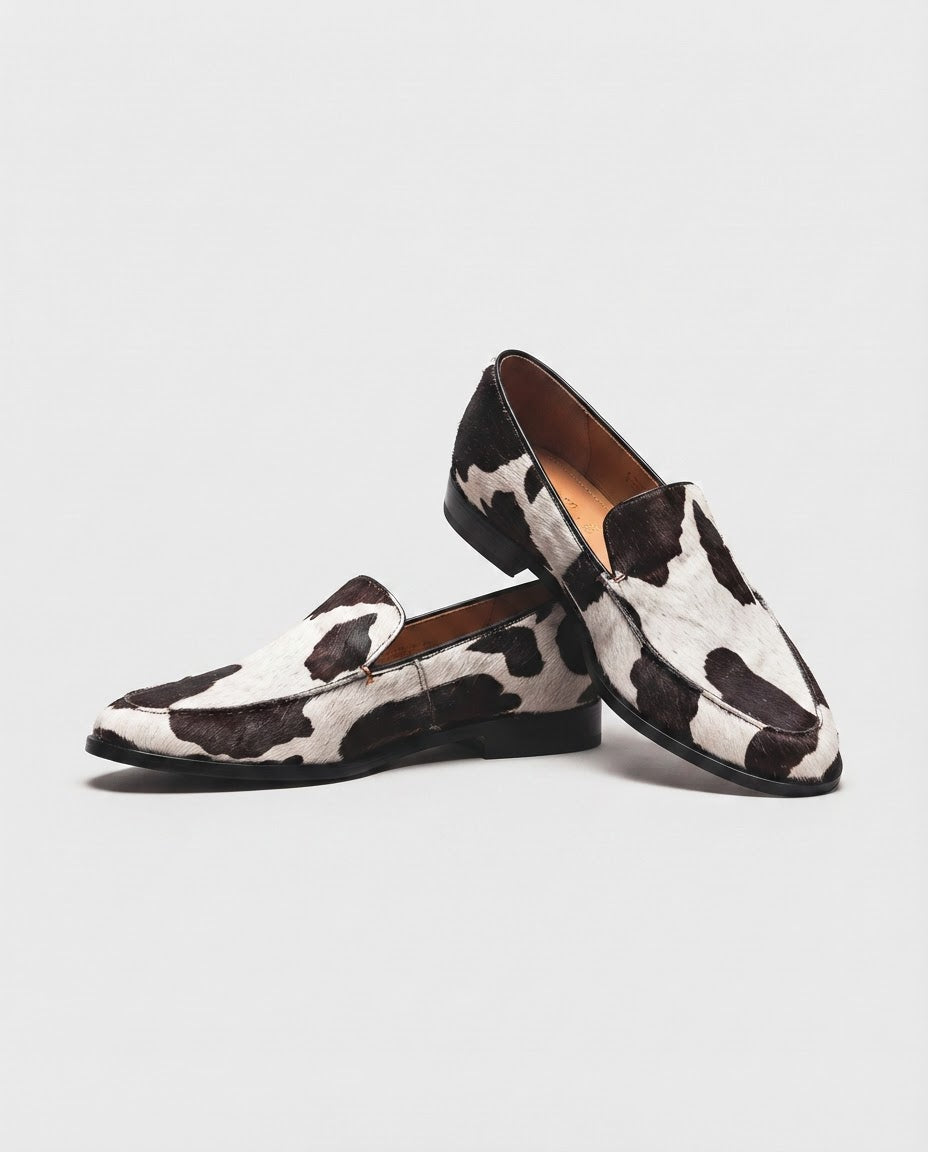 Mocasín Bruna — Estampado de vaca