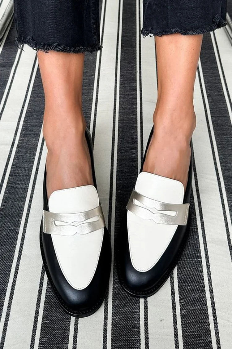 Mocasines Emeryn monocromáticos